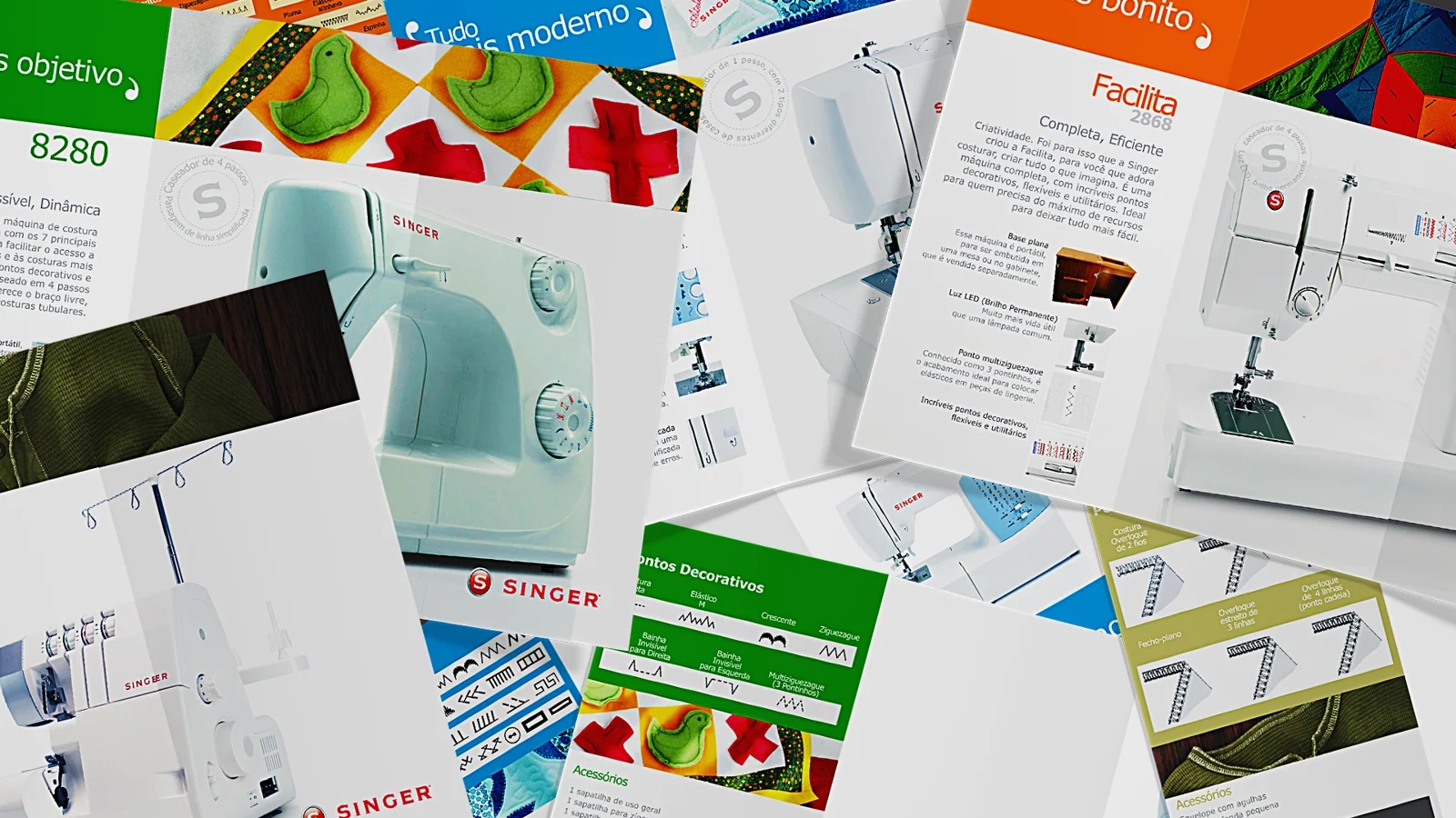 Folders de produto, composição de abertura 2